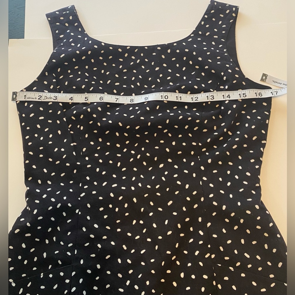 Geary Roark Kamisato Black and White Polka Dot Vintage 1950’s Backless Dress - Picture 8 of 16